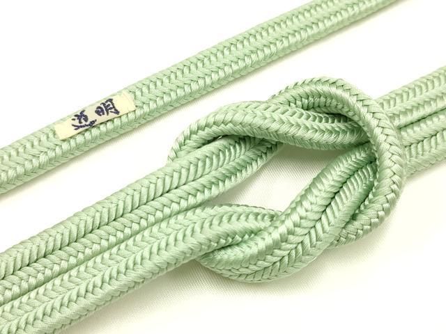 平和屋着物● 上 有職組紐道明 帯締め 冠組 薄青色 宮内庁御用 国立博物館御用 東京芸術大学御用 AABA9910ay