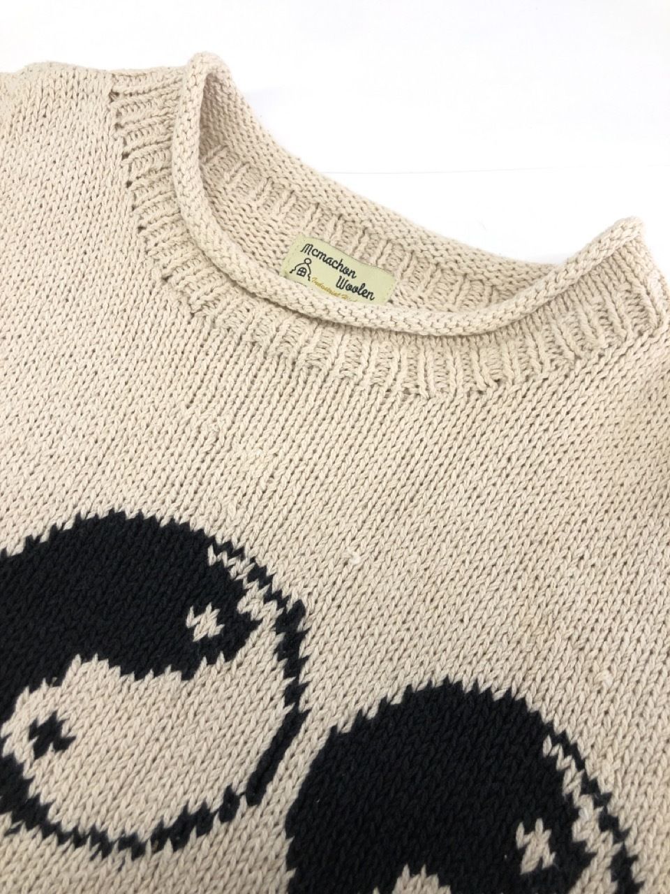 MacMahon Knitting Mills ホワイト 陰陽ニット