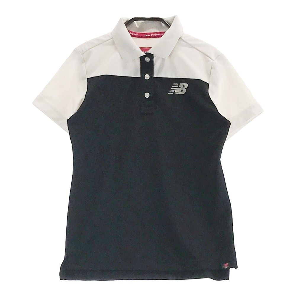 サイズ：0 NEW BALANCE GOLF ニューバランス  半袖ポロシャツ  ブラック系 [240101330441]# ゴルフウェア レディース ストスト