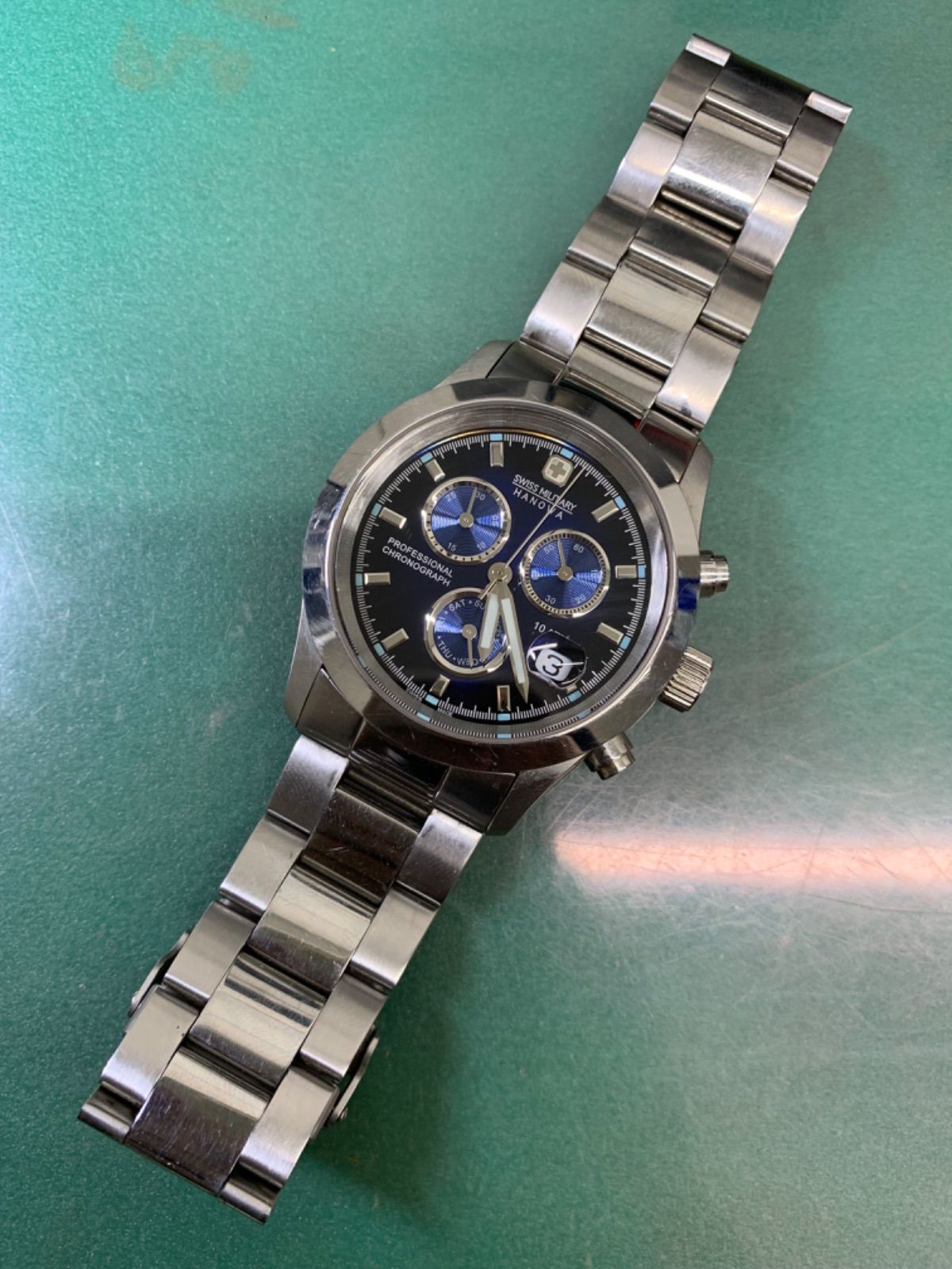 R6-3854 中古品 SWISS MILITARY HANOWA 10198J