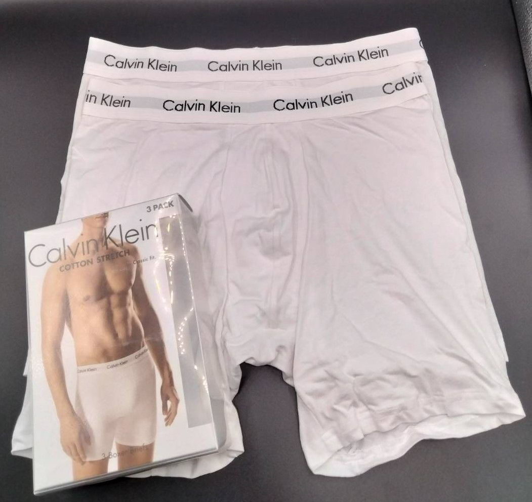 Calvin Klein(カルバンクライン) ボクサーブリーフ ホワイト Mサイズ 2枚 メンズボクサーパンツ 男性下着 NB1770 |  www.agb.md