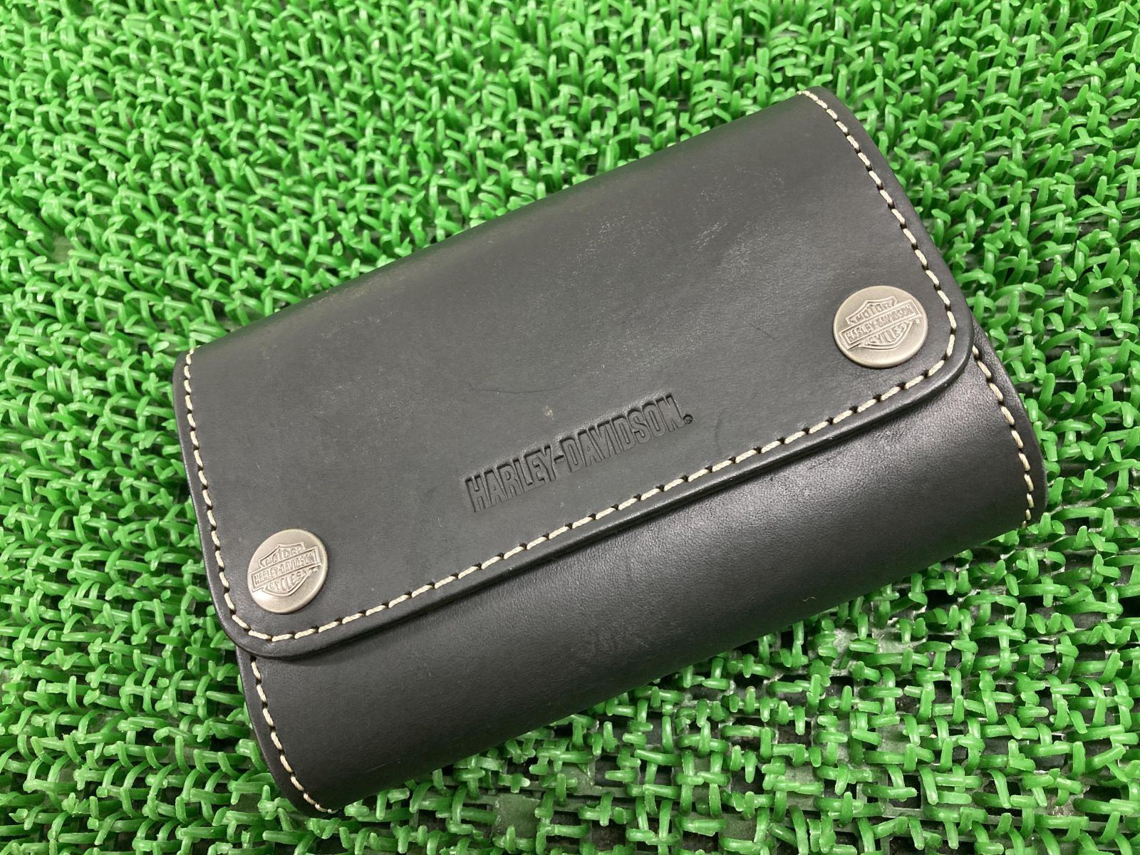 ETCケース ハーレー 純正 中古 バイク 部品 140x90mm スポーツスター ダイナ ソフテイル ツーリング V-ROD 車検 Genuine