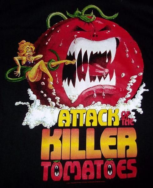 【アタック・オブ・ザ・キラートマト】オフィシャル Tシャツ ATTACK OF THE KILLER TOMATOES・アタック オブ ザ キラー