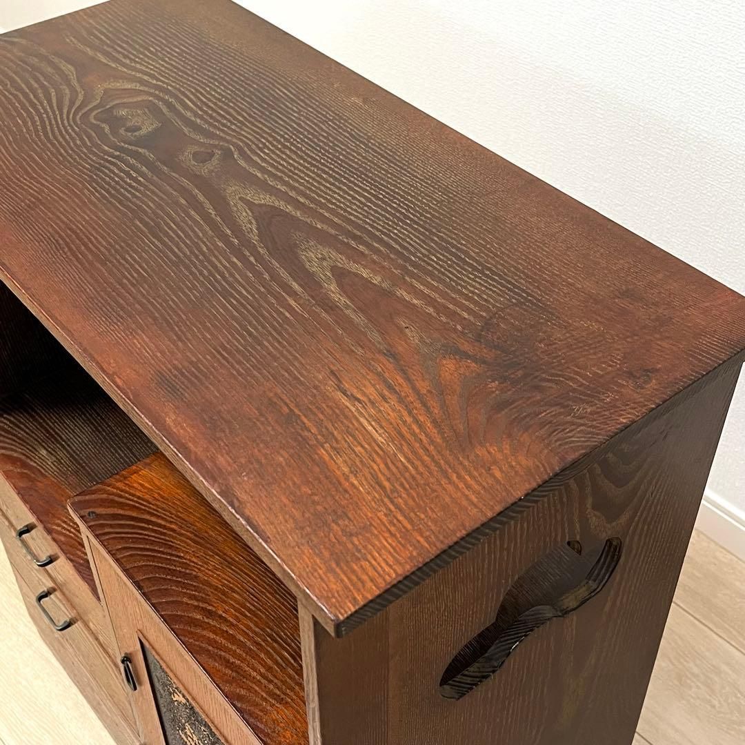 そ76)ヴィンテージ 茶箪 笥飾り棚 茶箪笥 タンス たんす 茶道具 - メルカリ