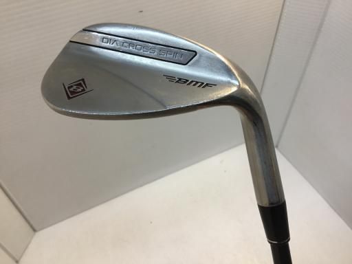中古】 ゴルフパートナー BLACK MILLED FACE DIA CROSS SPIN 58