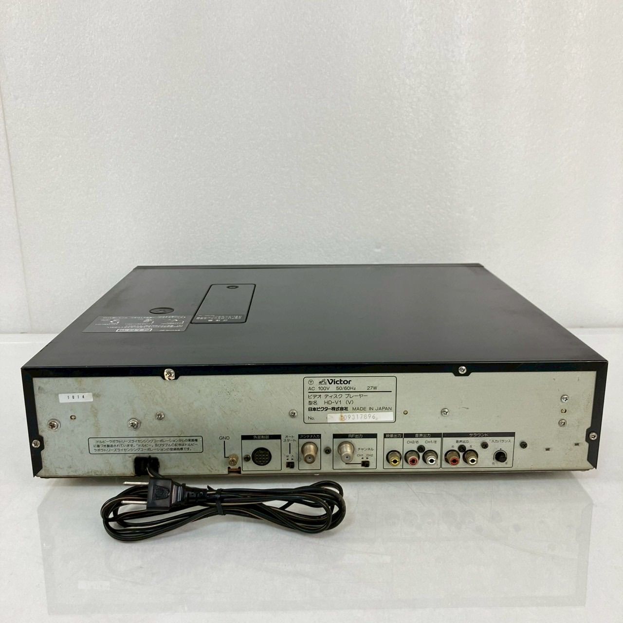 稀少⁄再生確認Victor VHD HD-V1 ビデオディスクプレーヤー