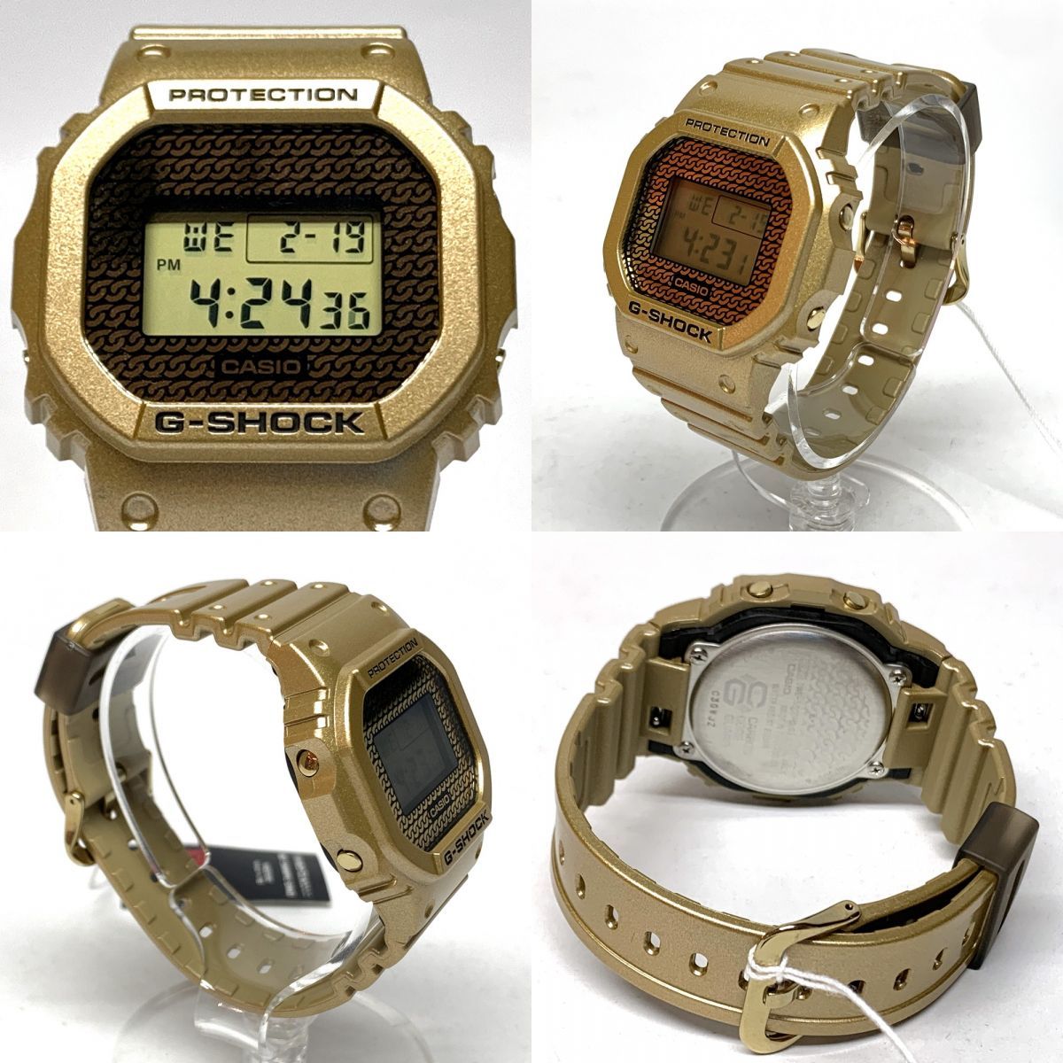 新古品】 CASIO カシオ Gショック G-SHOCK Hip Hop Gold 交換用ベゼル 