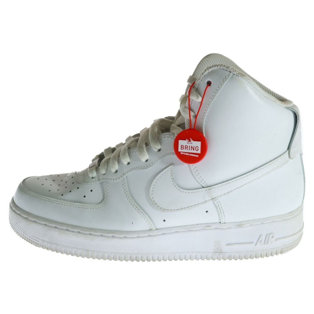 本日限定100円引き❗️Nike Air Force 1 ホワイトハイカット 楽天市場】ナイキ エアフォースワン ハイカット（カラーホワイト