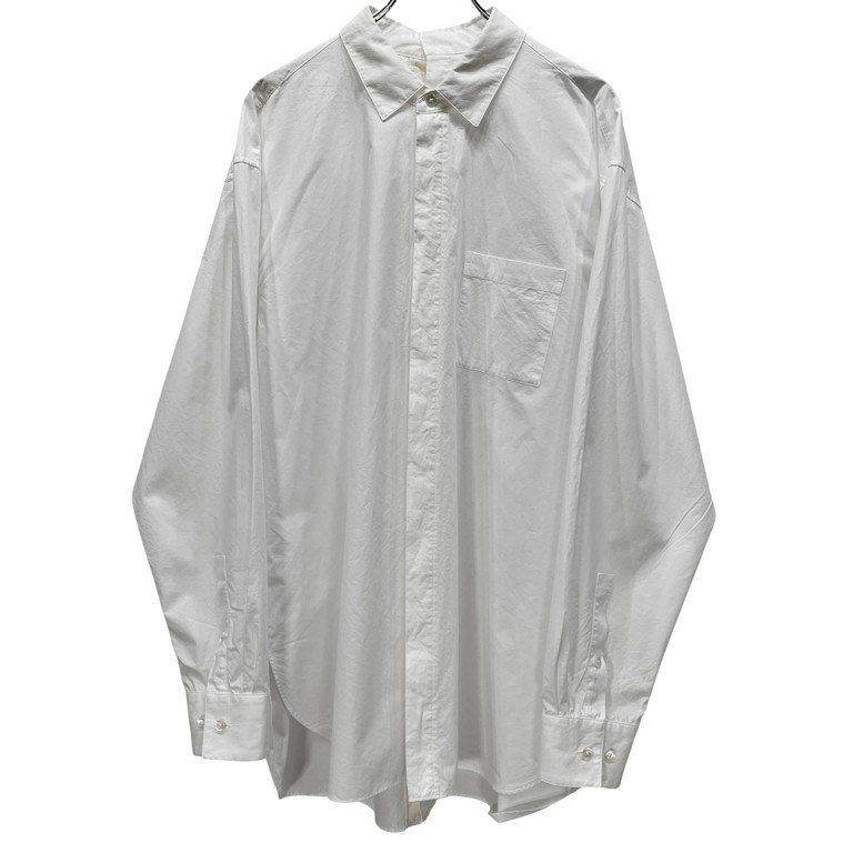ssstein OVERSIZED BACK BUTTONED SHIRT コットンブロードバックボタンオーバーサイズシャツ ブラウス シュタイン stein