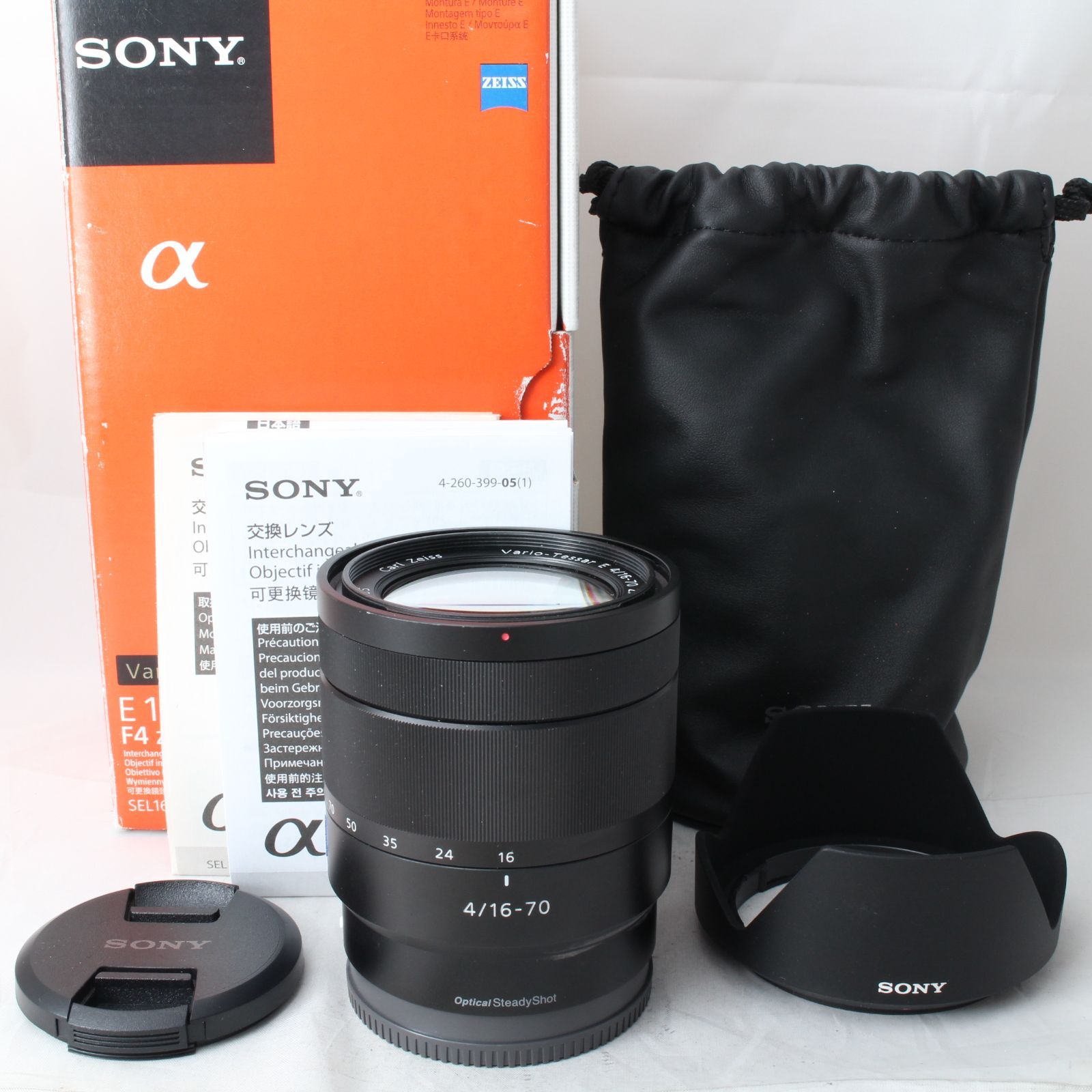 ソニー Eマウント用 APS-C専用 SEL1670Z レンズ Vario-Tessar T＊ E 16-70mm F4 ZA OSS | デジタル一眼カメラα