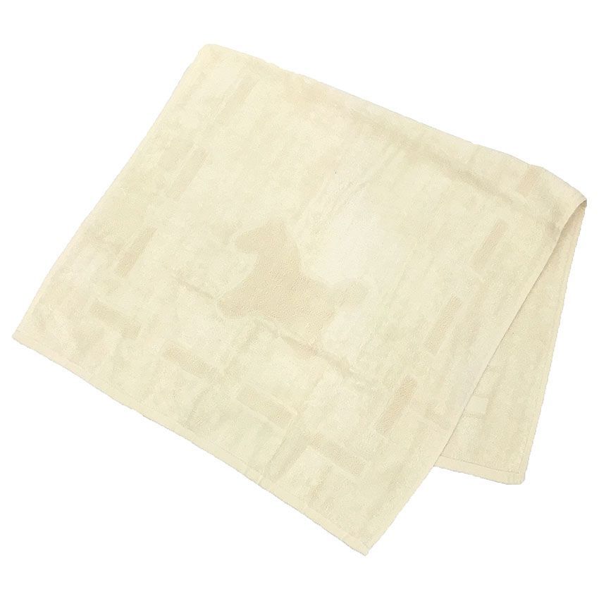 セール HERMES エルメス バスタオル おくるみ ベビー DADA ダダ 木馬 SERVIETTE DE TOILETTE DADA アイボリー ♥ aq9714