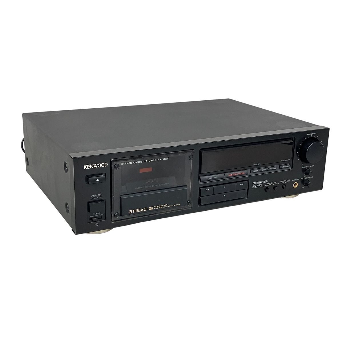 KENWOOD ケンウッド KX-4520 ステレオカセットデッキ 音響機材 オーディオ ジャンク K10471081