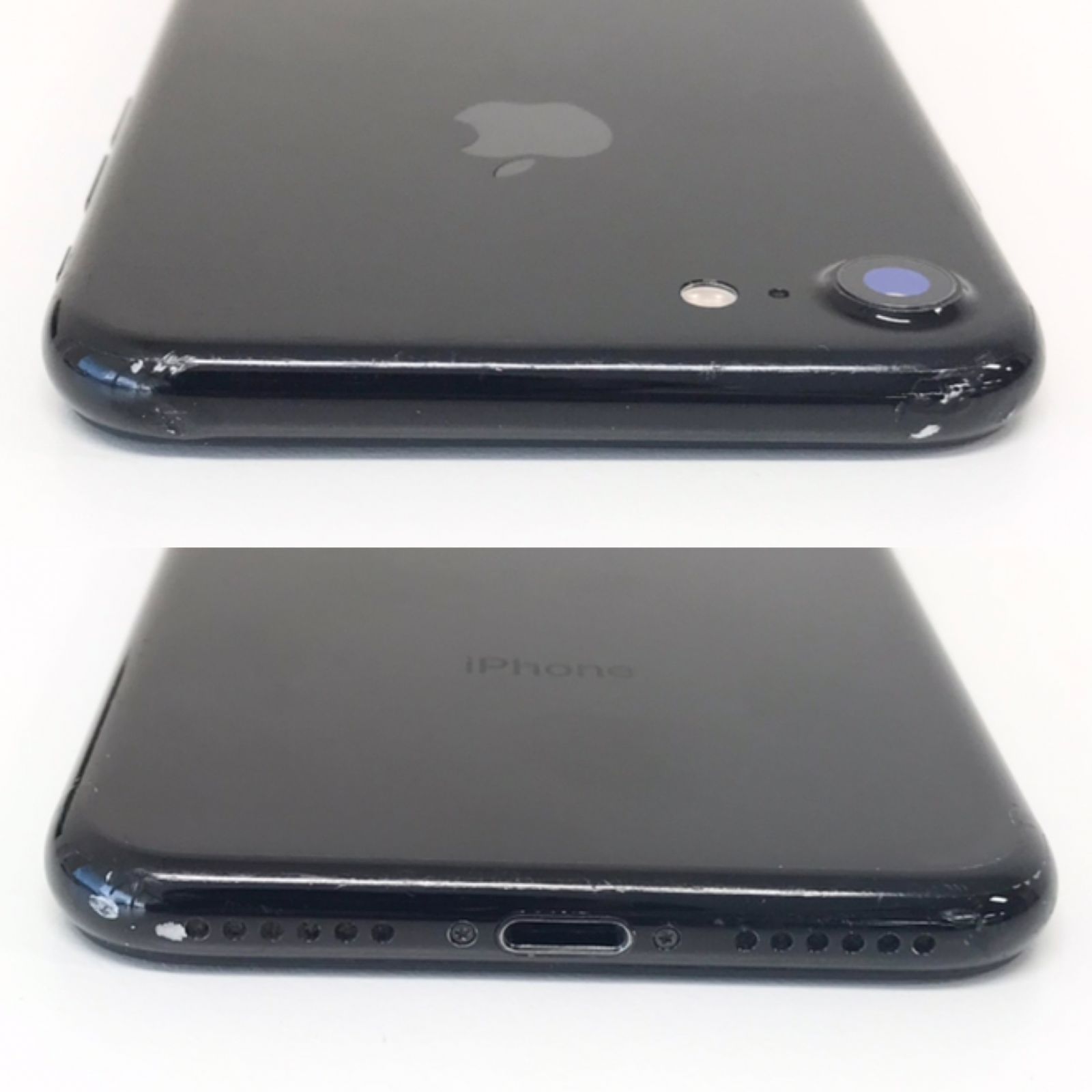 iPhone7 ブラック ジャンク simロック解除済み - スマートフォン/携帯電話