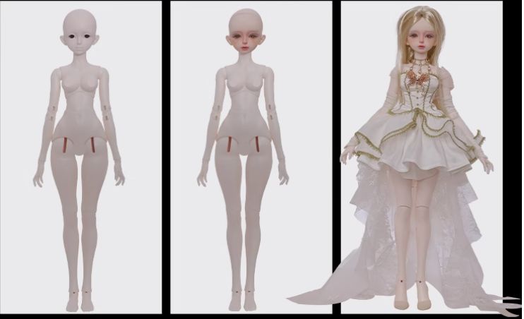 AX124 BJD 1/4 ドール本体 Hane 球体関節人形 ハンドメイド AX124 BJD 1/4 ドール本体 Hane 球体関節人形 ハンドメイド