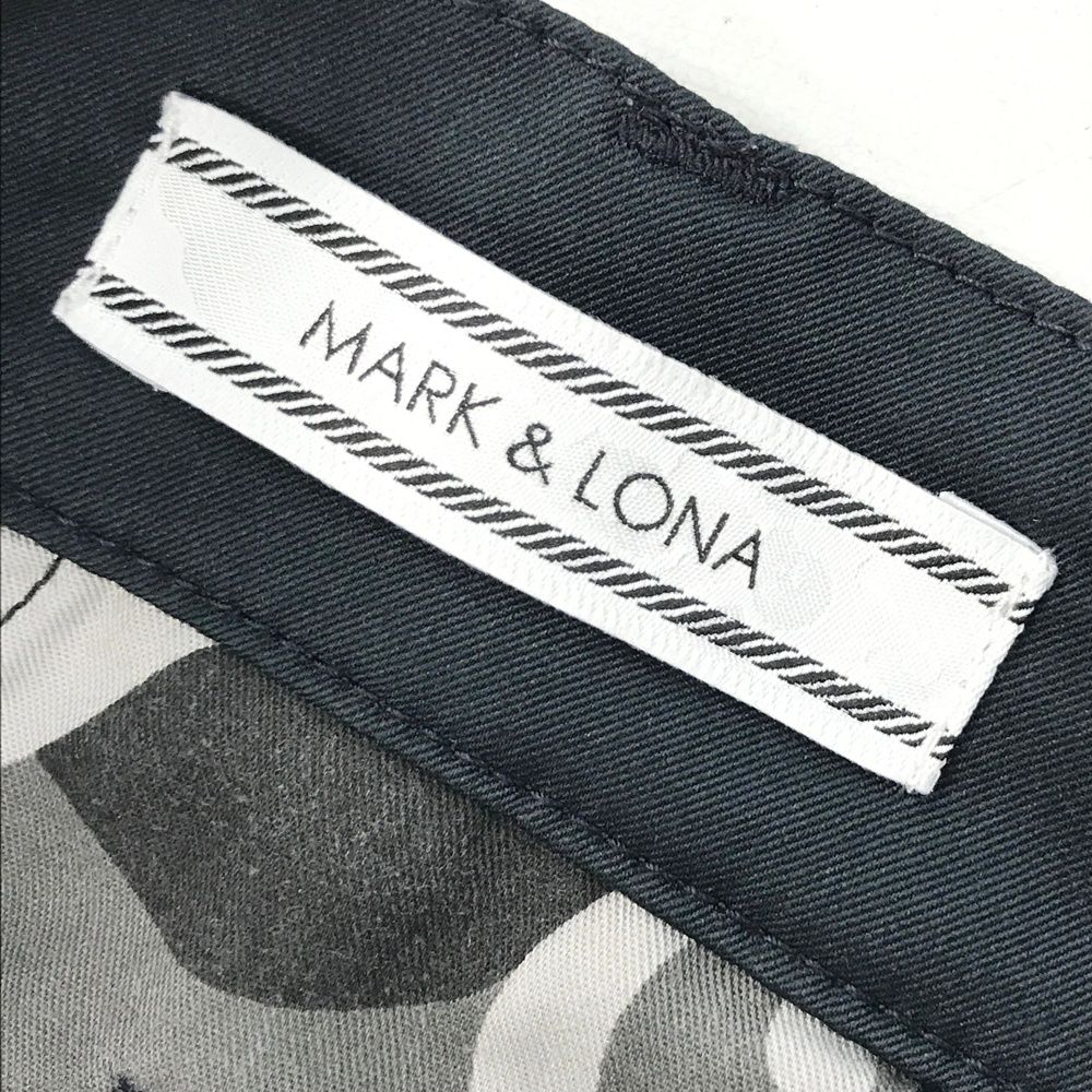 サイズ：46 MARK&amp;LONA マークアンドロナ ML-18W-T02 ロングパンツ  ブラック系 [240101488044] ゴルフウェア メンズ ストスト サイズ：46 MARK&LONA マークアンドロナ ML-18W-T02 ロング