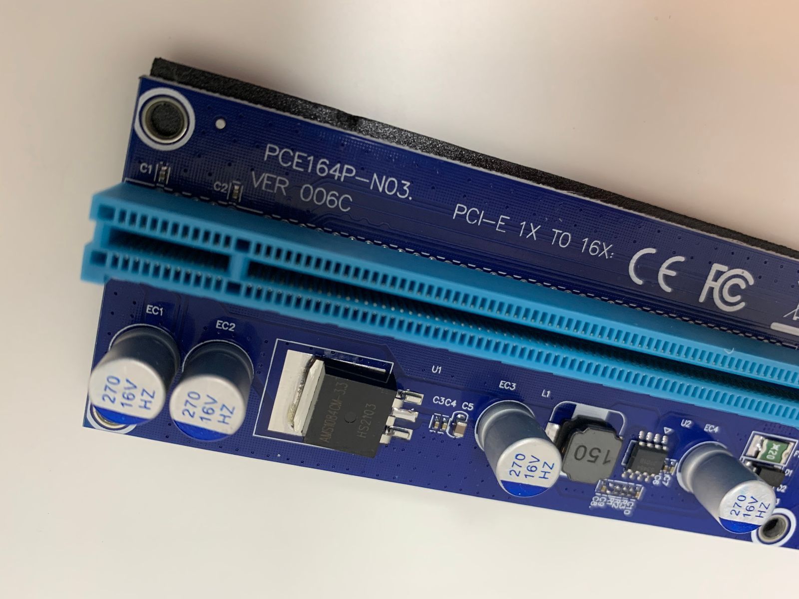 RTX306010点PCI-E ライザーカード (PCIe x1 to x16) マイニング用