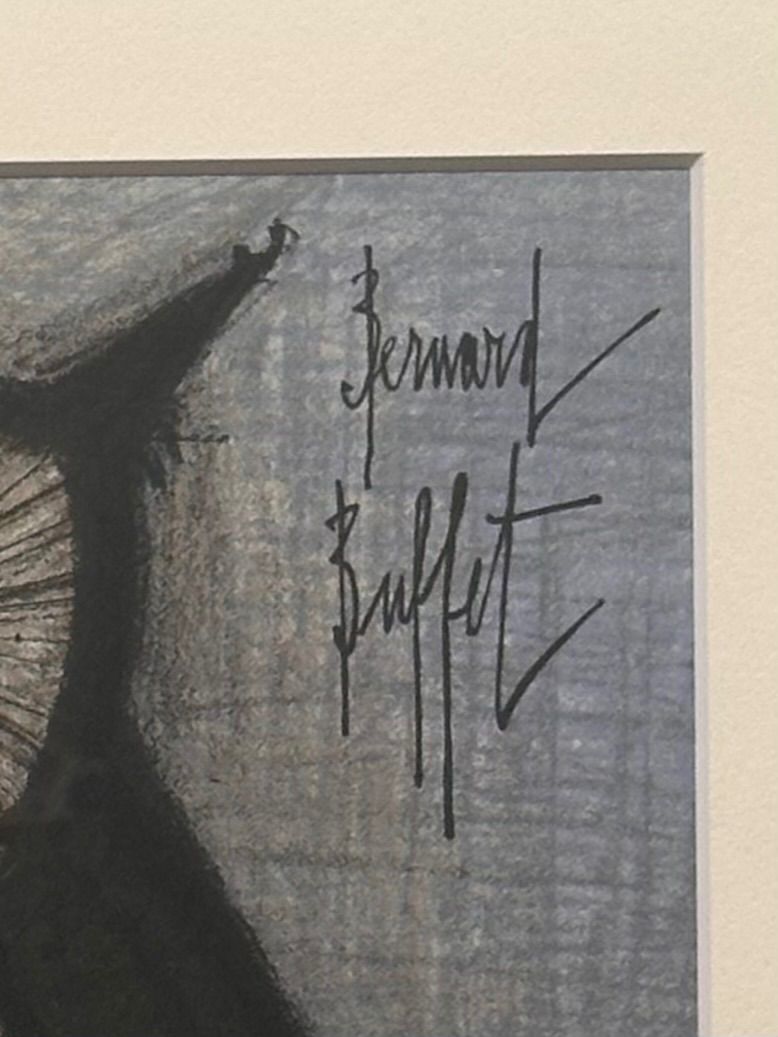 額付】【真作】ベルナール・ビュッフェ Bernard Buffet 「小さな