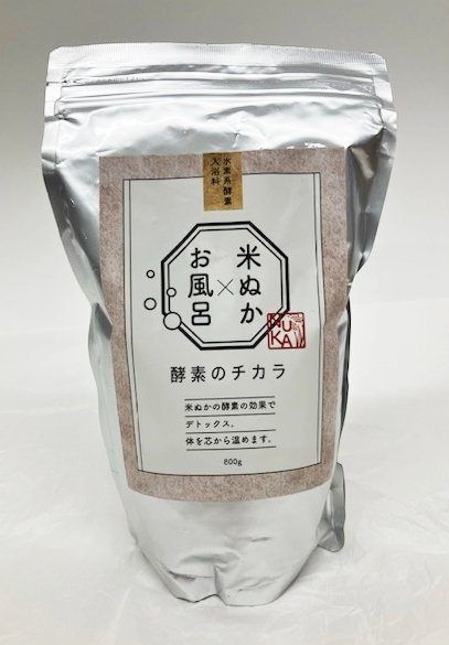 NK バスパウダー 米ぬか×お風呂 水素系酵素入浴料 酵素のチカラ 入浴剤 