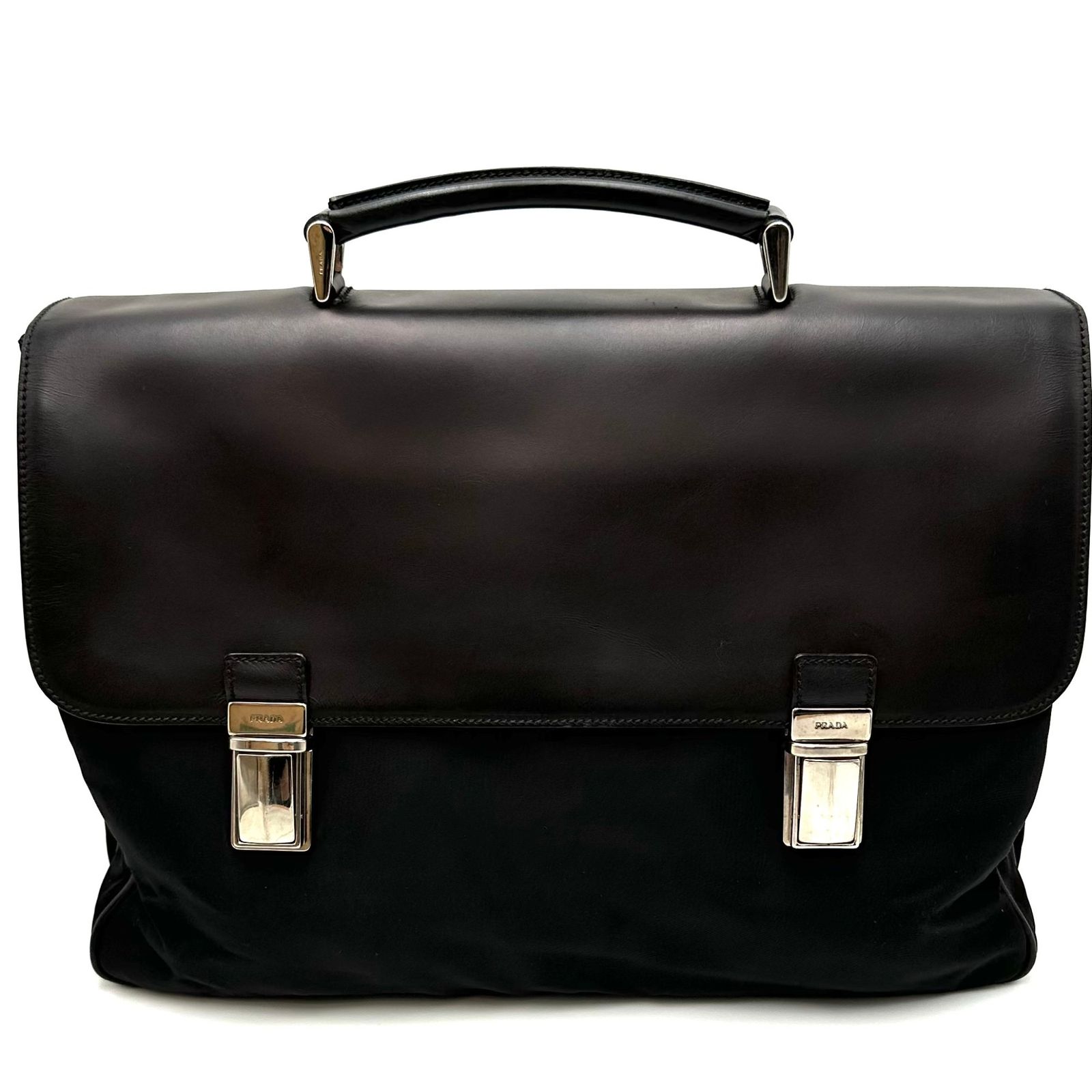 PRADA ガレリア プラダ ビジネスバッグ 2way 2VG061 ほぼ未使用 未使用