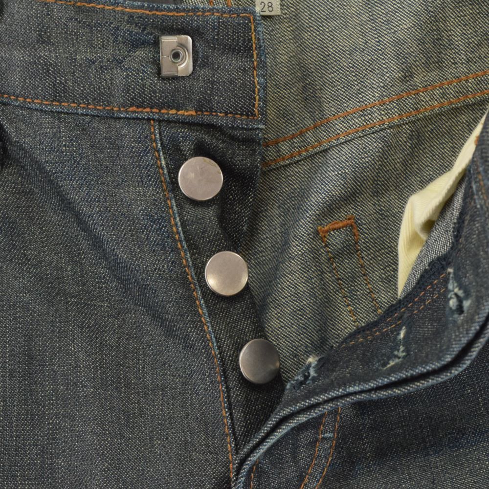 Dior homme 07aw コーティングデニム DIOR HOMME silver coating denim pants | NOIR ONLINE