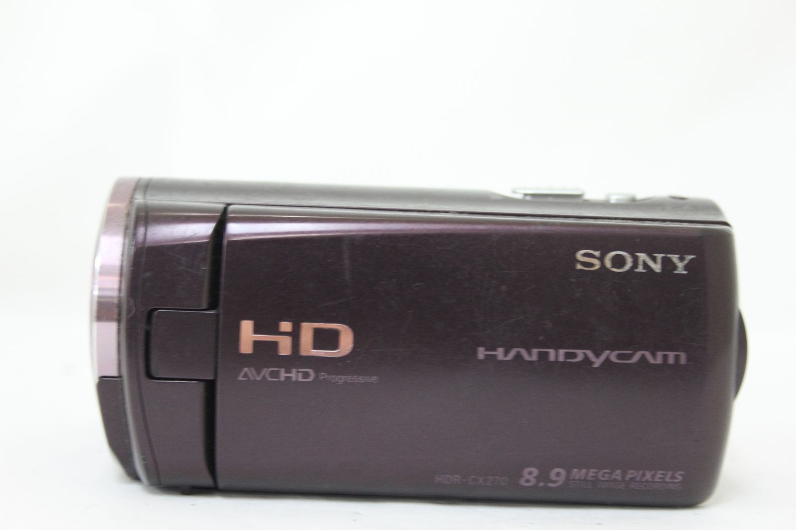 返品保証】 【録画再生確認済み】ソニー Sony HANDYCAM HDR-CX270 ピンク 55x バッテリー付き ビデオカメラ v8970 -  メルカリ