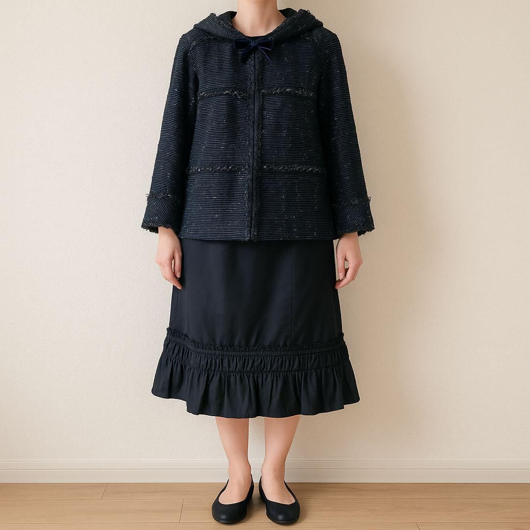 トゥービーシック ツイードジャケット セットアップ トゥービーシック