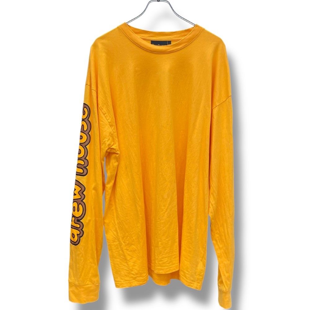 DREW HOUSE Logo Long sleeve Tee XXLサイズ イエロー - メルカリ