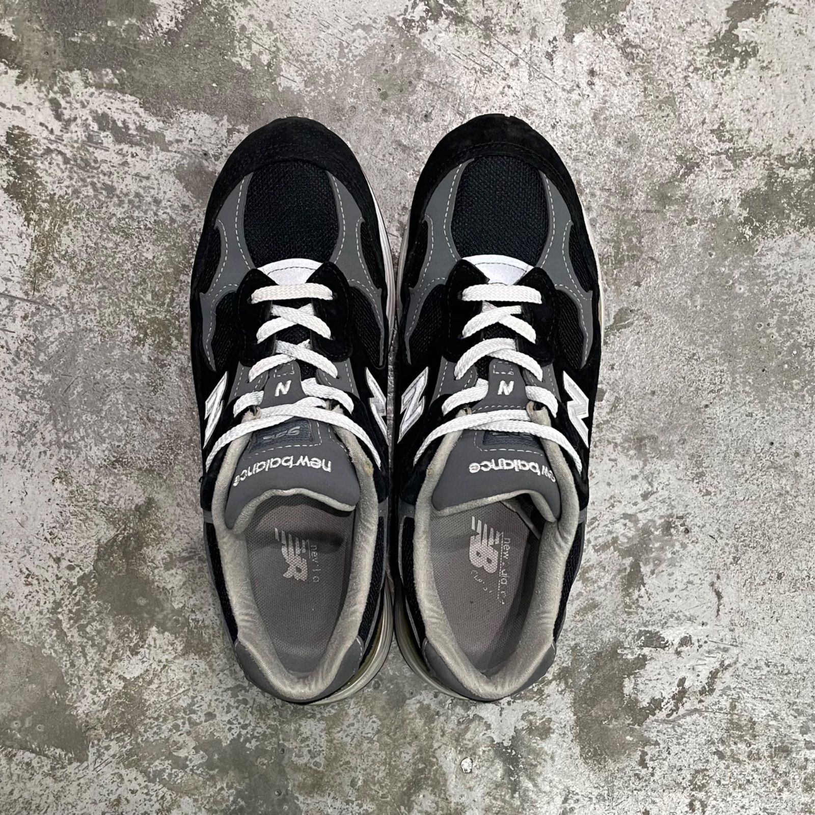 国内正規 New Balance 992 Black 2021年製 スエード スニーカー M992EB 