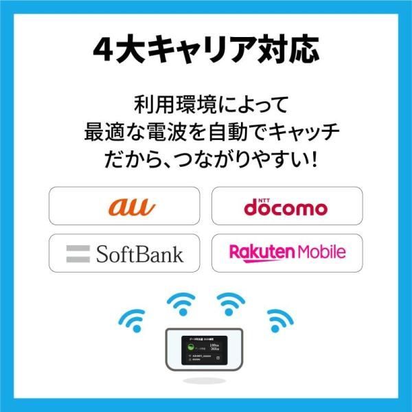 イージーWi-Fi チャージ wi-fi 国内 海外 365日 ポケットwifi 契約不要 ...