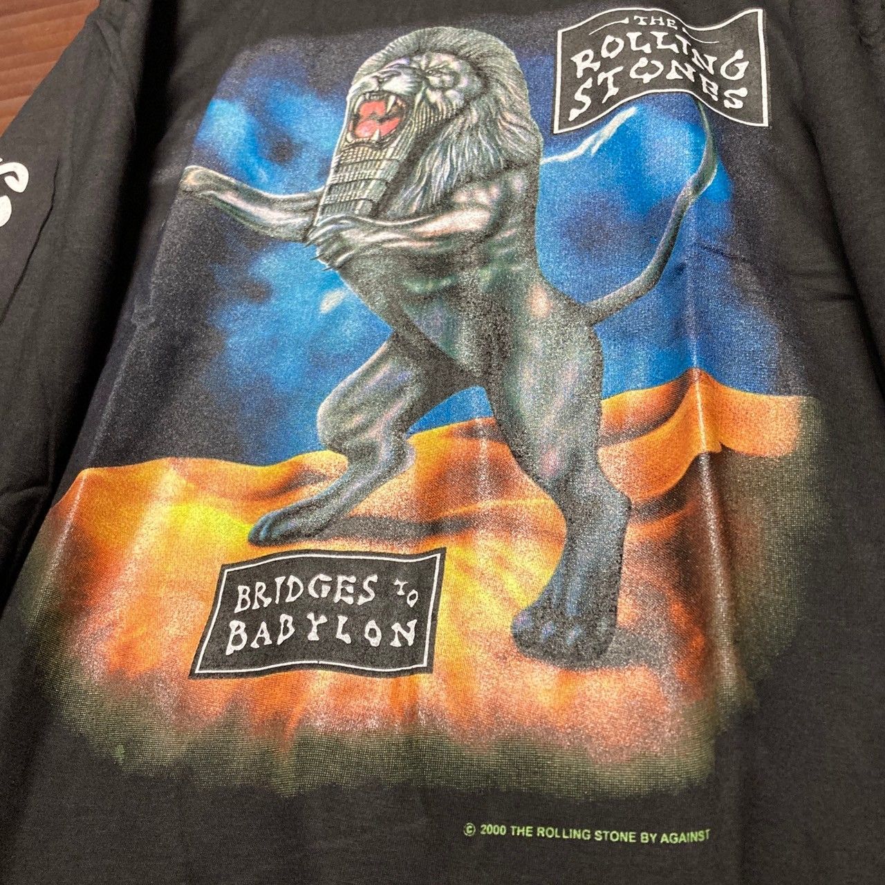 ローリングストーンズ ROLLING STONES 黒 長袖 Tシャツ tee ロン