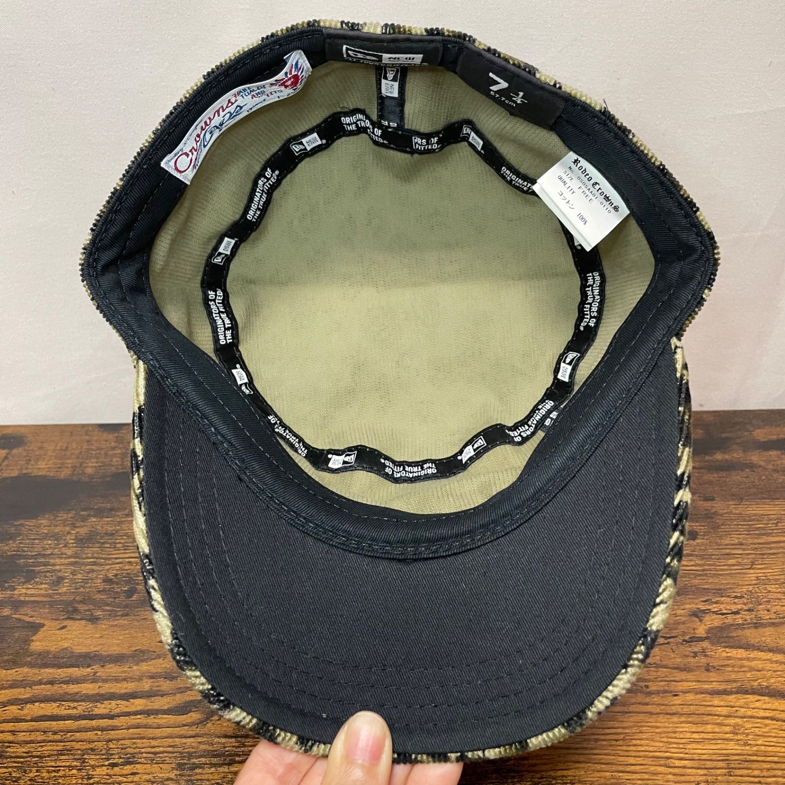 D-58ニューエラRODEO CROWNS細畝コーデュロイレオパードCap740 - メルカリ