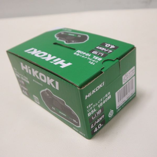 HiKOKI ハイコーキ 18V リチウムイオン電池 BSL1840M 0037-8677 未使用 