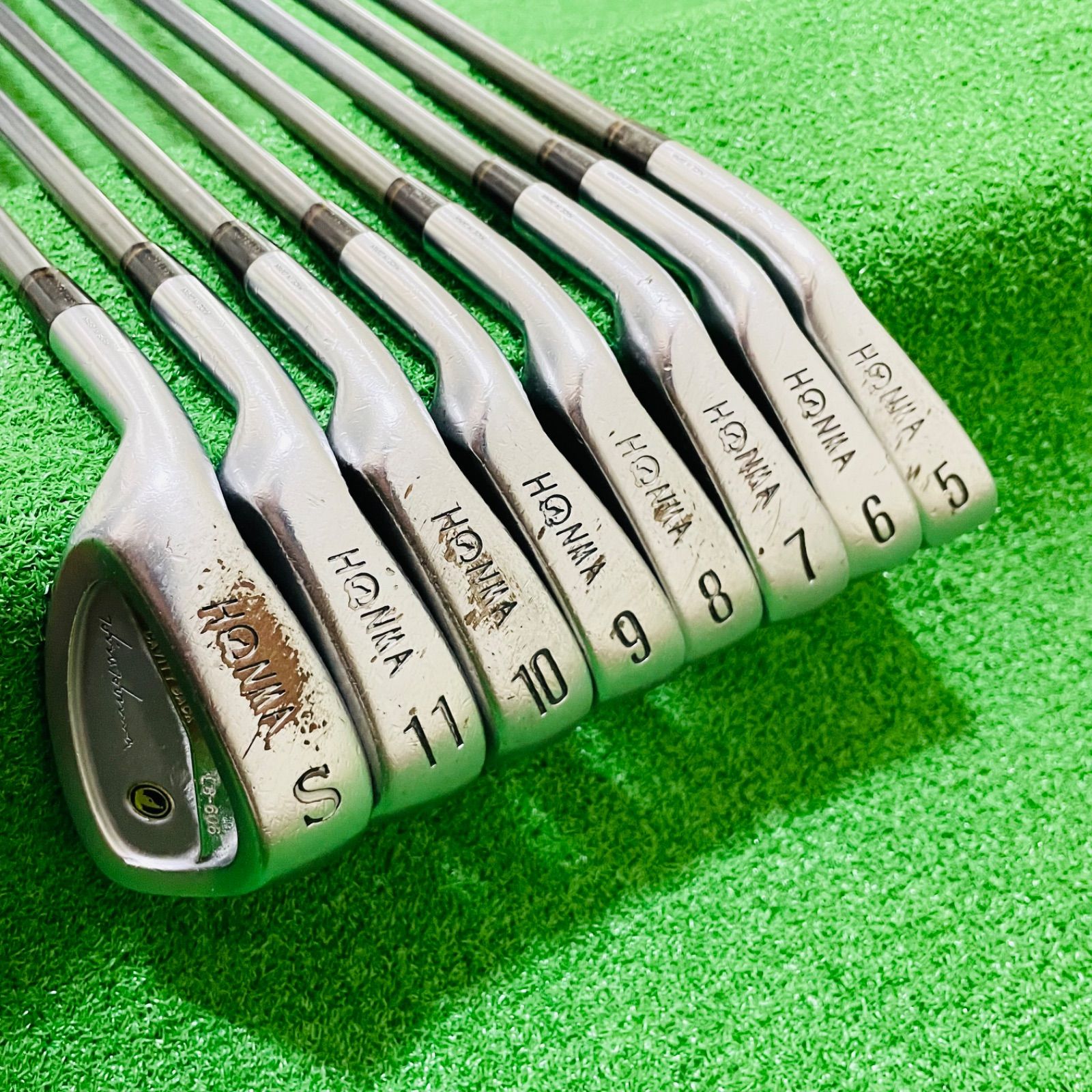 9131 HONMA LB-606 2S 星2つ レフティ 左利き アイアン8本セット 本間