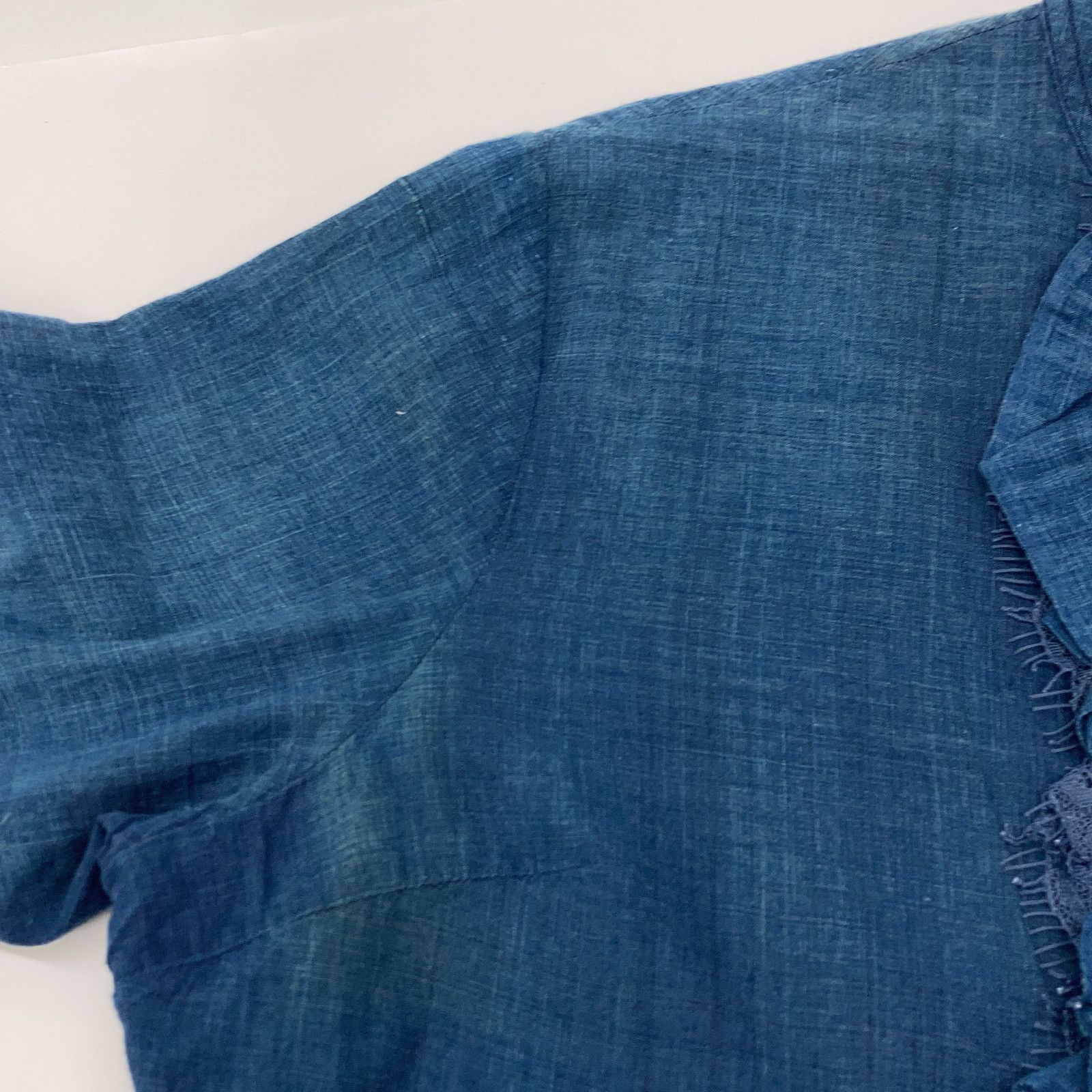 人気アイテムお得に購入！ 45R フォーティファイブ アール 5063045 ｲﾝﾃﾞｨｺﾞ ｲﾝﾄﾞｶﾃﾞｨのﾌﾞﾗｳｽ 藍染め 2