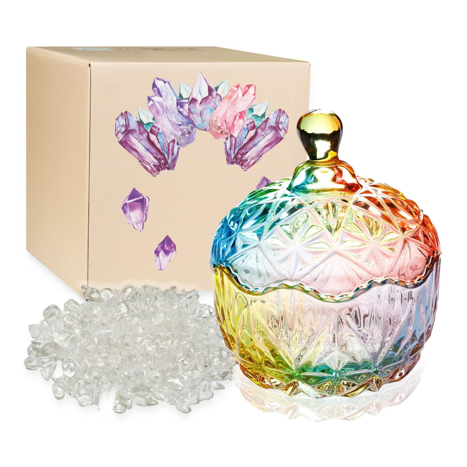 ノグチミエコ ガラスアート 生命の水 フラスコ L