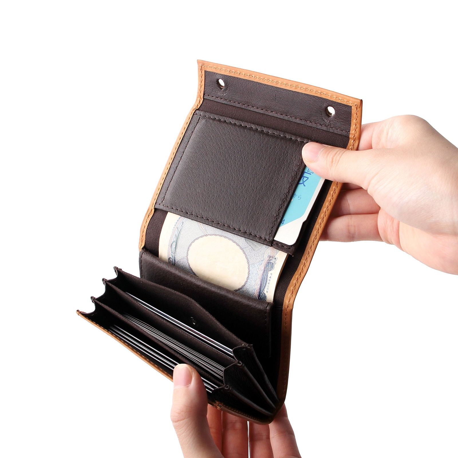 エムピウm+ コットン 折り財布 二つ折り コンパクト MF2p25 grigio エムピウm+ コットン 折り財布 二つ折り コンパクト MF2p25 (grigio)