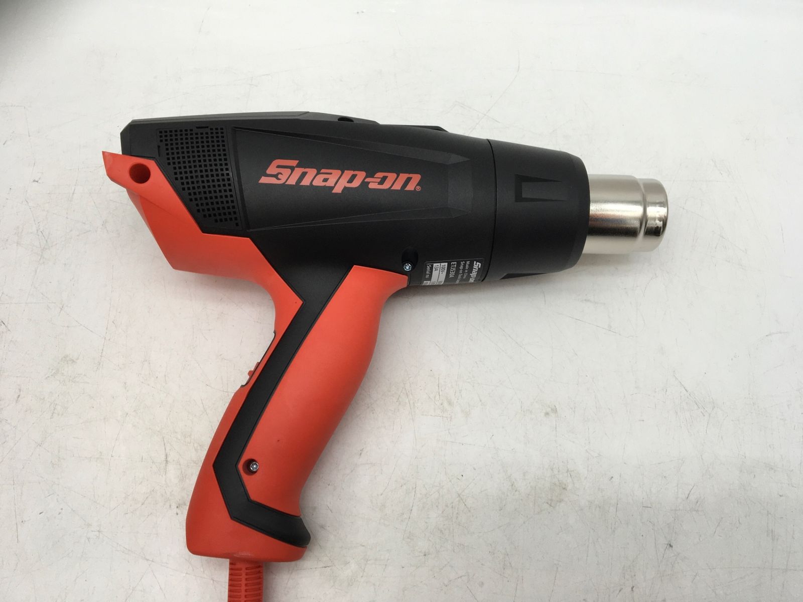 領収書発行可】☆Snap-on/スナップオン ハイクオリティー ヒートガン ETJ530A [ITACKTMFHUCW][エコツール知立店] -  メルカリ