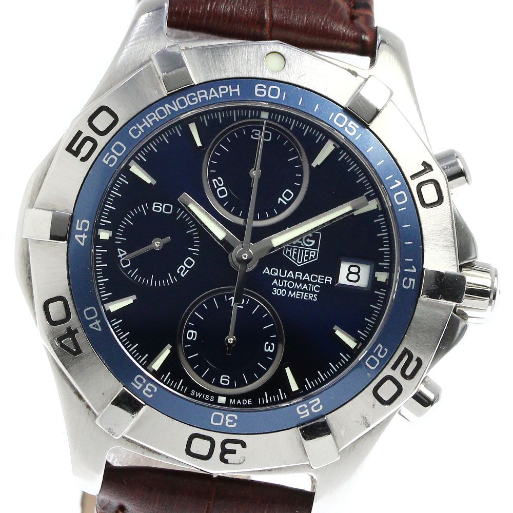 タグホイヤー TAG HEUER CAF2112 アクアレーサー クロノグラフ デイト 自動巻き メンズ_811507