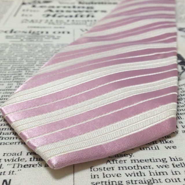 五大陸 gotairiku 微光沢 ネクタイ シルク 斜めストライプ レジメンタル ミックス H-006845 ゆうパケット