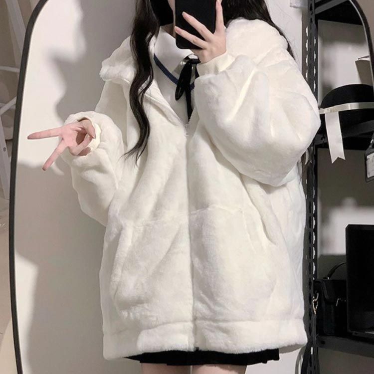 フェイクボア トグル ジャケット コート dholic sly gap zaraの