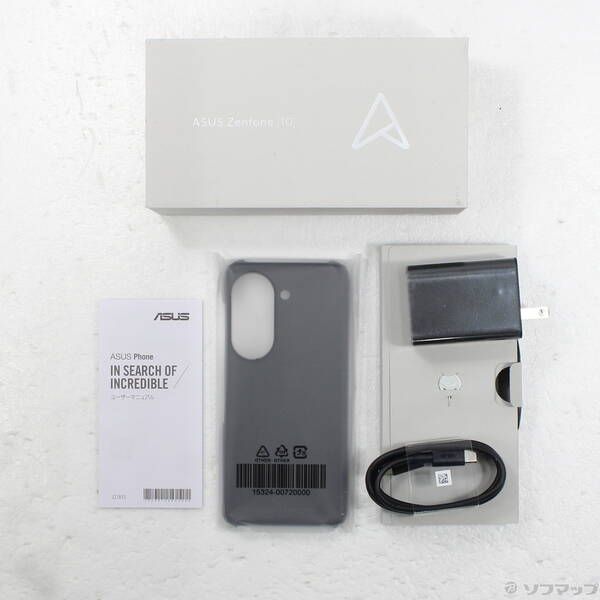 中古品〕 Zenfone 10 256GB コメットホワイト ZF10-WH8S256 SIM