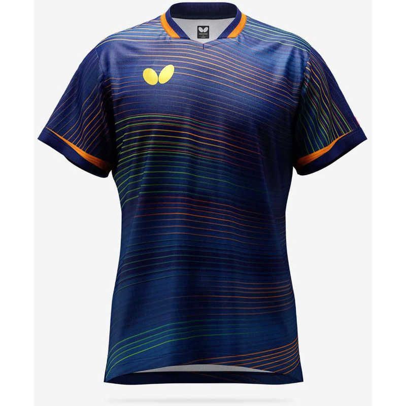 未開梱 バタフライ 卓球用品 Butterfly ユニセックス エリスター11 シャツ ネイビー M 46510