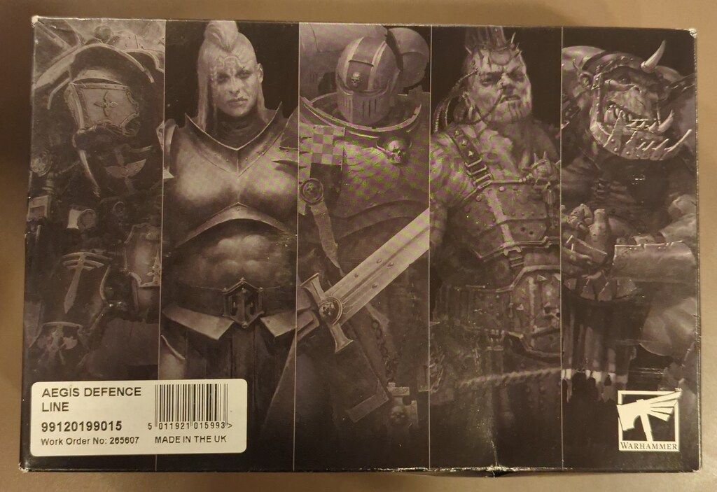 GAMES WORKSHOP WARHAMMER40000 （直販・黒箱）防衛ライン”イージス”　Aegis Defence Line