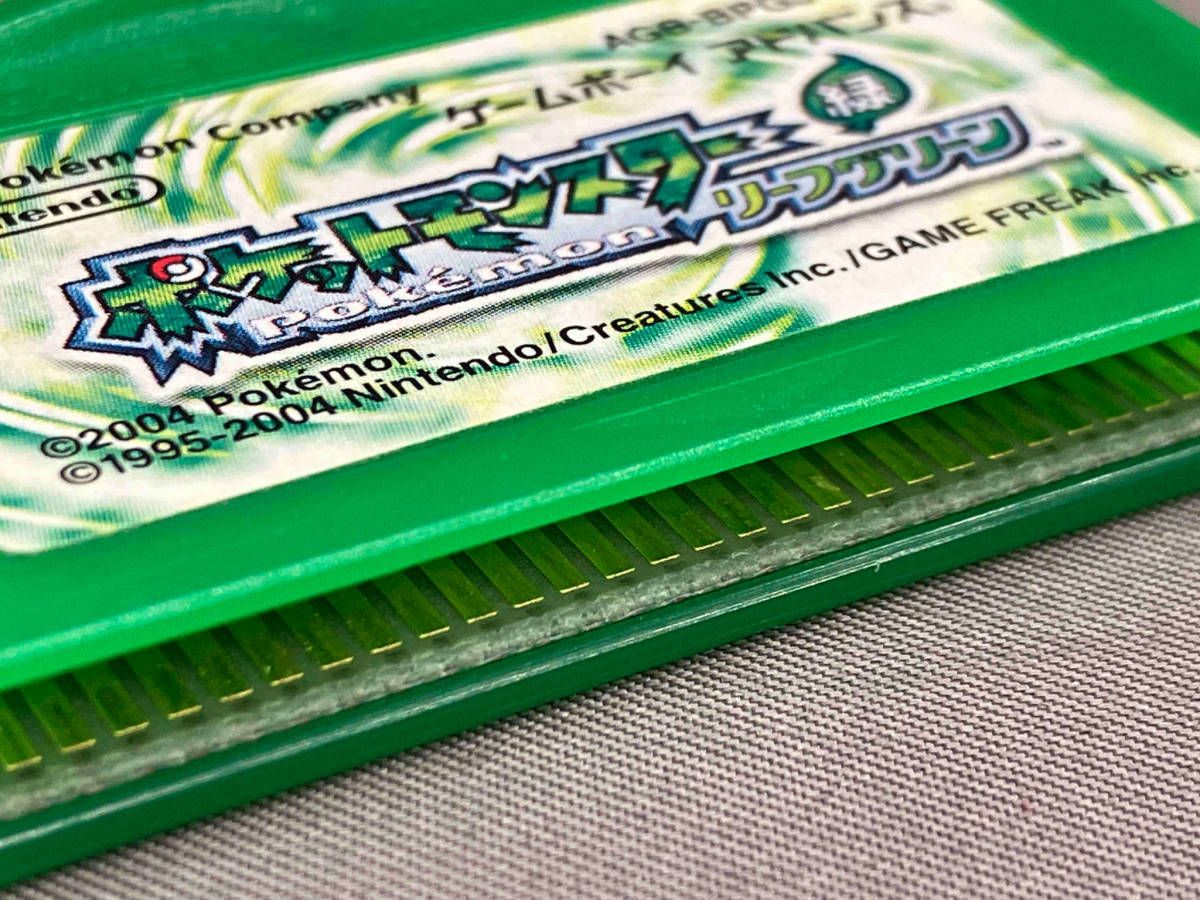 美品　ポケットモンスター リーフグリーン　ワイヤレスアダプタ欠品 ポケットモンスター リーフグリーン (ワイヤレスアダプタ同梱