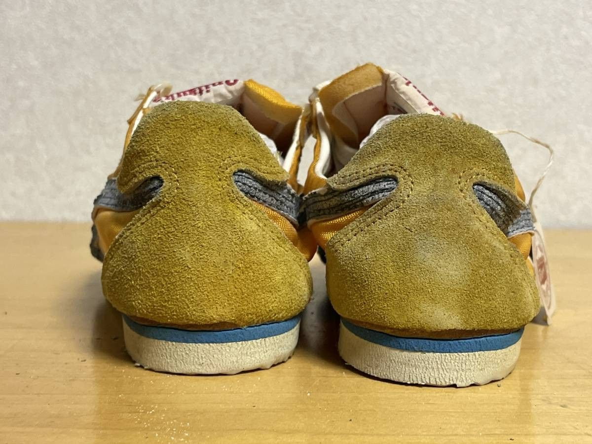 38 未使用品 60s 70s Onitsuka Tiger オニツカタイガー マラソンシューズ マラップ ナイロン DX イエロー スニーカー  23cm デッド - メルカリ