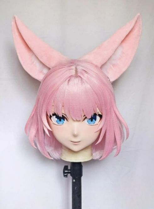 全頭マスク カツラ付き NO.638 マスク ドール ヘッドロリータ人形 コスプレ 仮装 変装 着ぐるみ コスチューム kigurumi 二次元