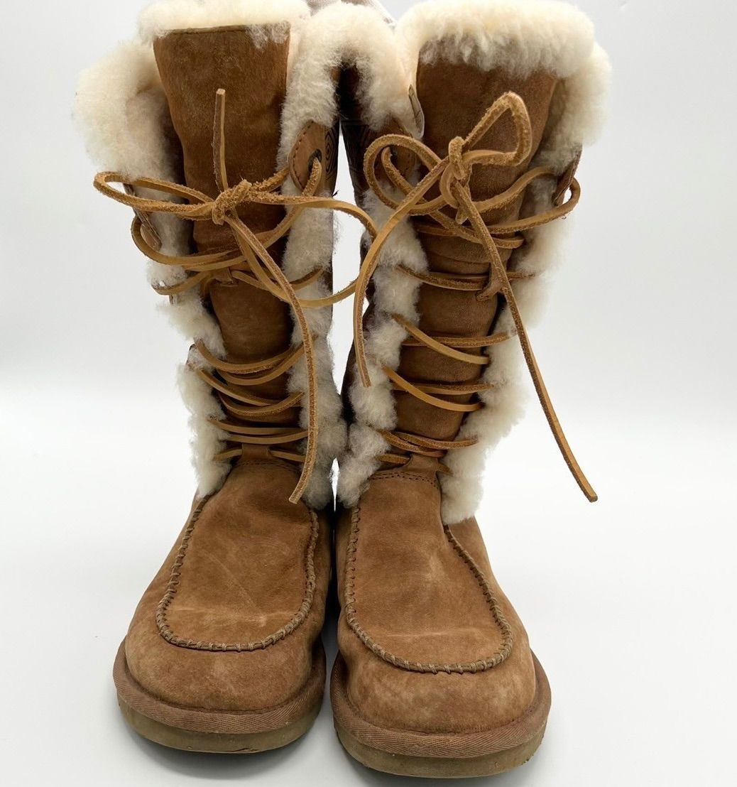 美品】UGG アグ ムートン ロング ブーツ リミテッド・モデル 限定品 