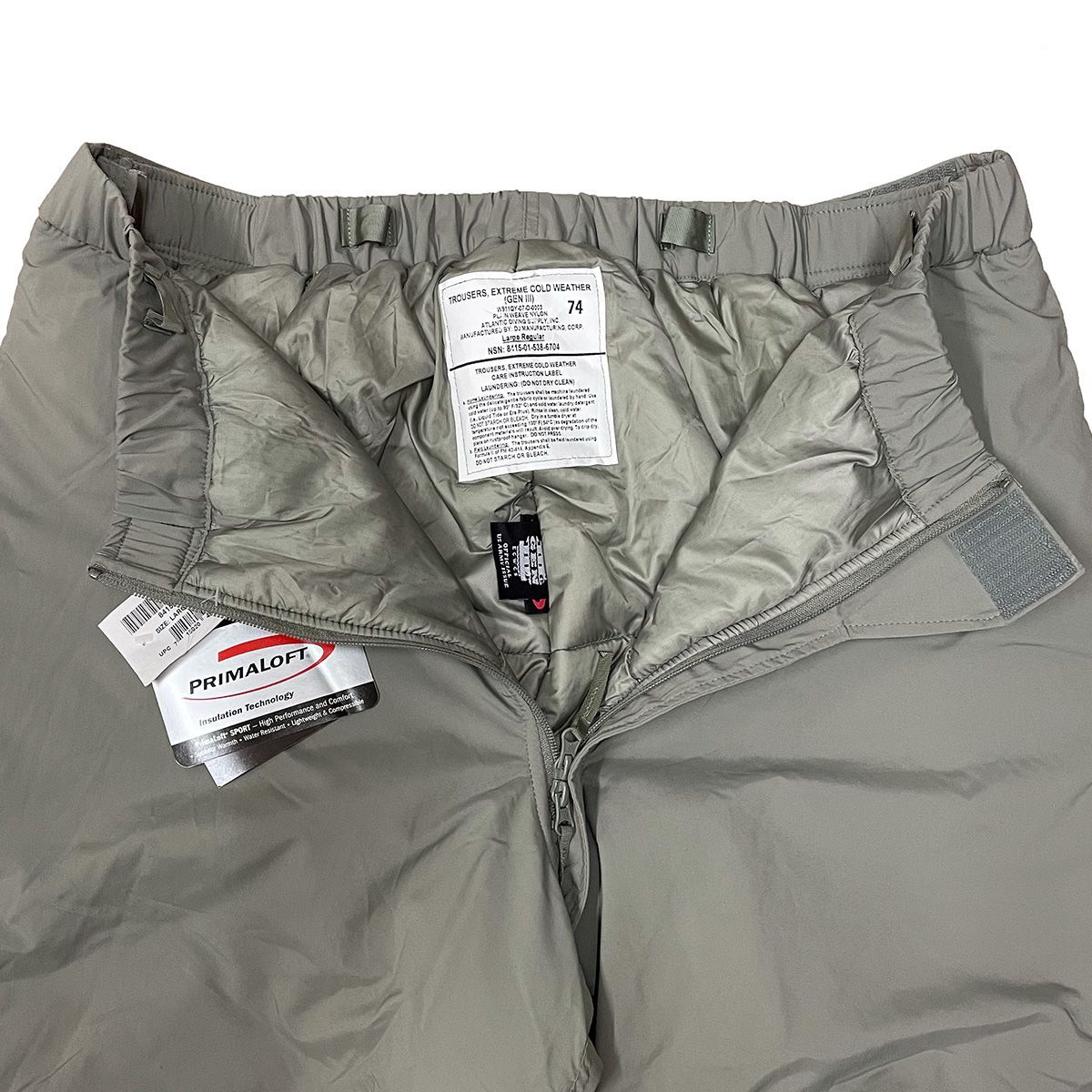 ECWCS GEN3 Level7プリマロフトパンツS/R デッドストック 米軍実物