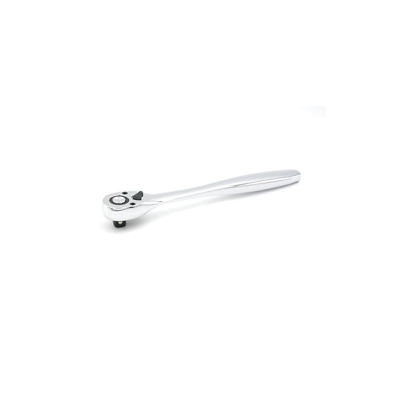 エマーソン Emerson ラチェットハンドル クルマやバイク DIYなど幅広く使える 差込角 12.7mm 1|2インチ 72枚ギア 送り角度5°で作動 ワンプッシュリリース式機構でワンタッチで着脱 全長 260mm ラチェットレンチ ソケットレンチ 1