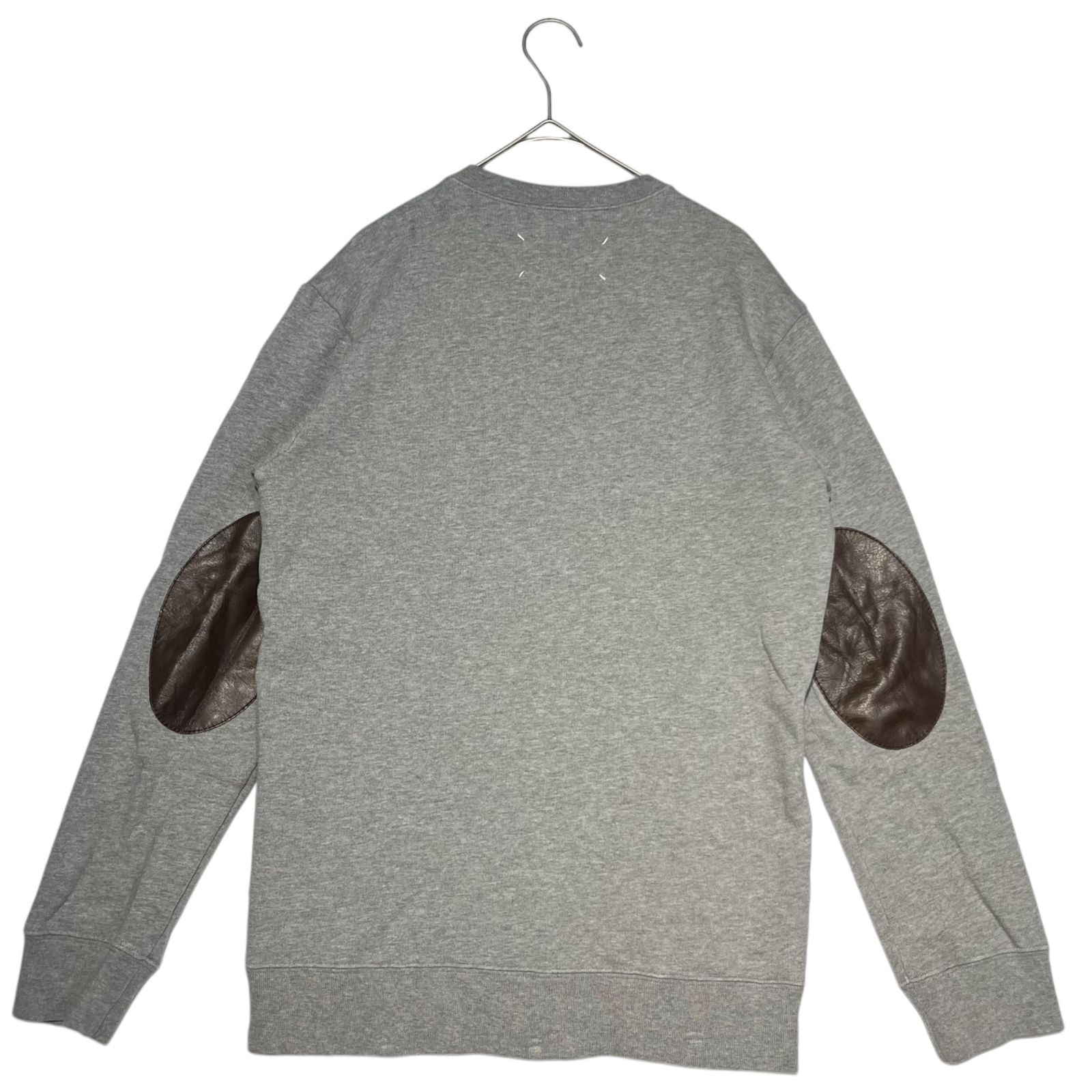 MAISON MARGIELA(メゾンマルジェラ) 16SS elbow patch sweatshirts エルボーパッチ スウェット  S30GU0032 44 グレー